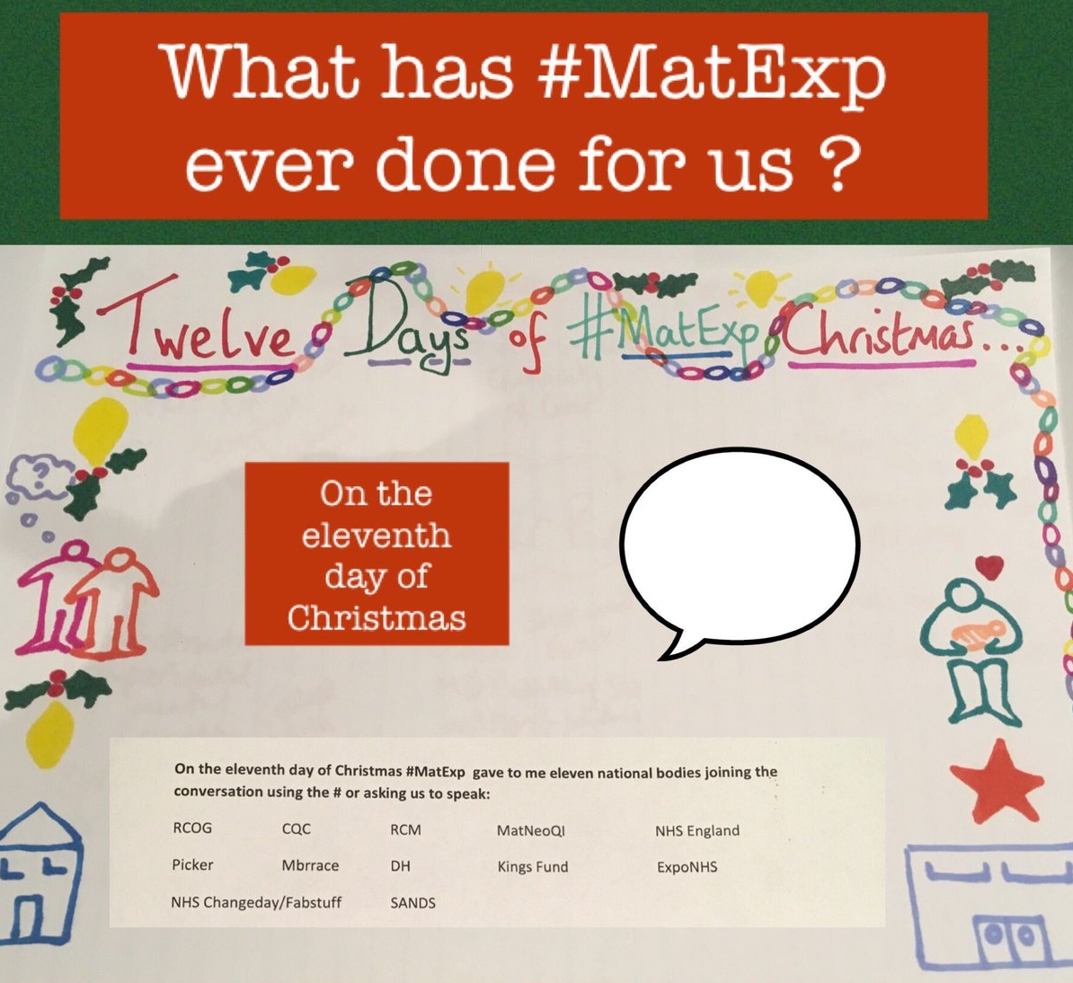 MatExp 12 days of Christmas Day 11